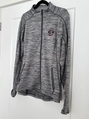 Gray Full-Zip Lightweight Jacket - Patch